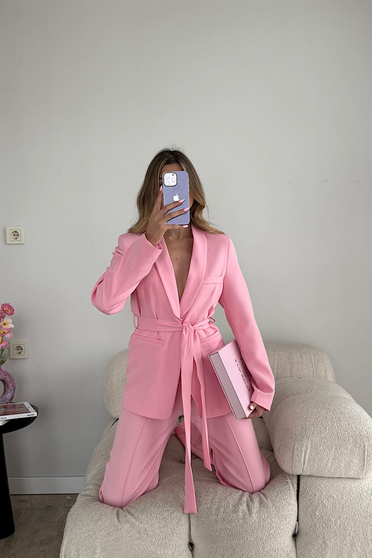 Bağlamalı Takım - Pembe
