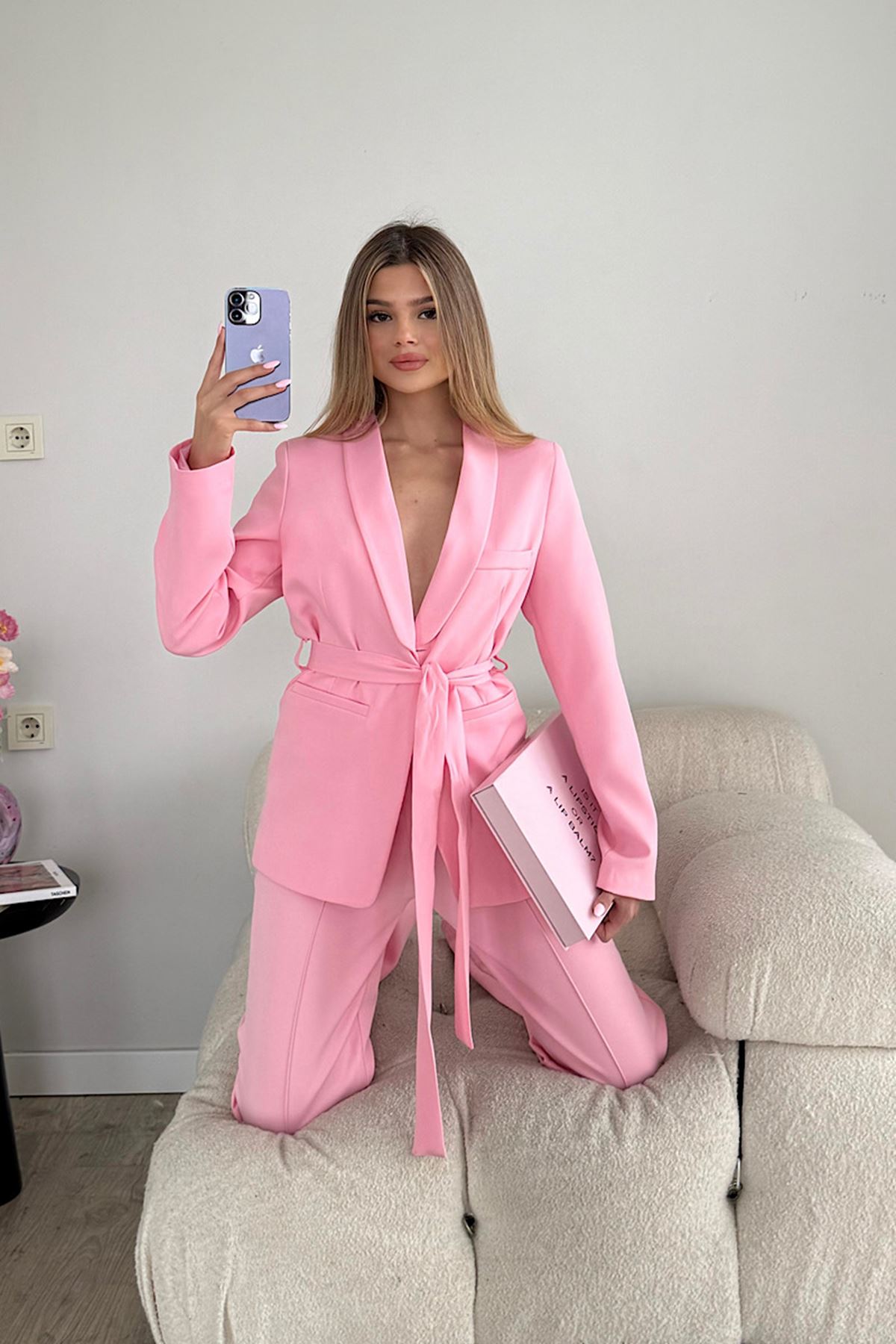 Bağlamalı Takım - Pembe