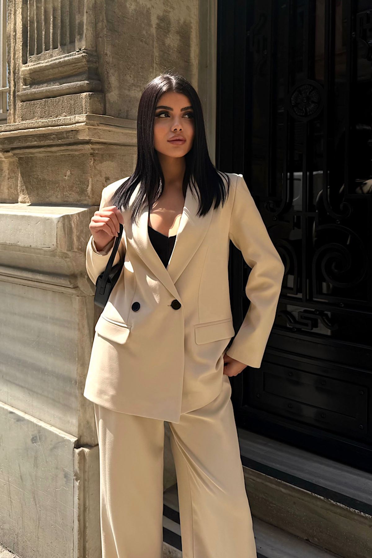 Oversize Ceketli Takım