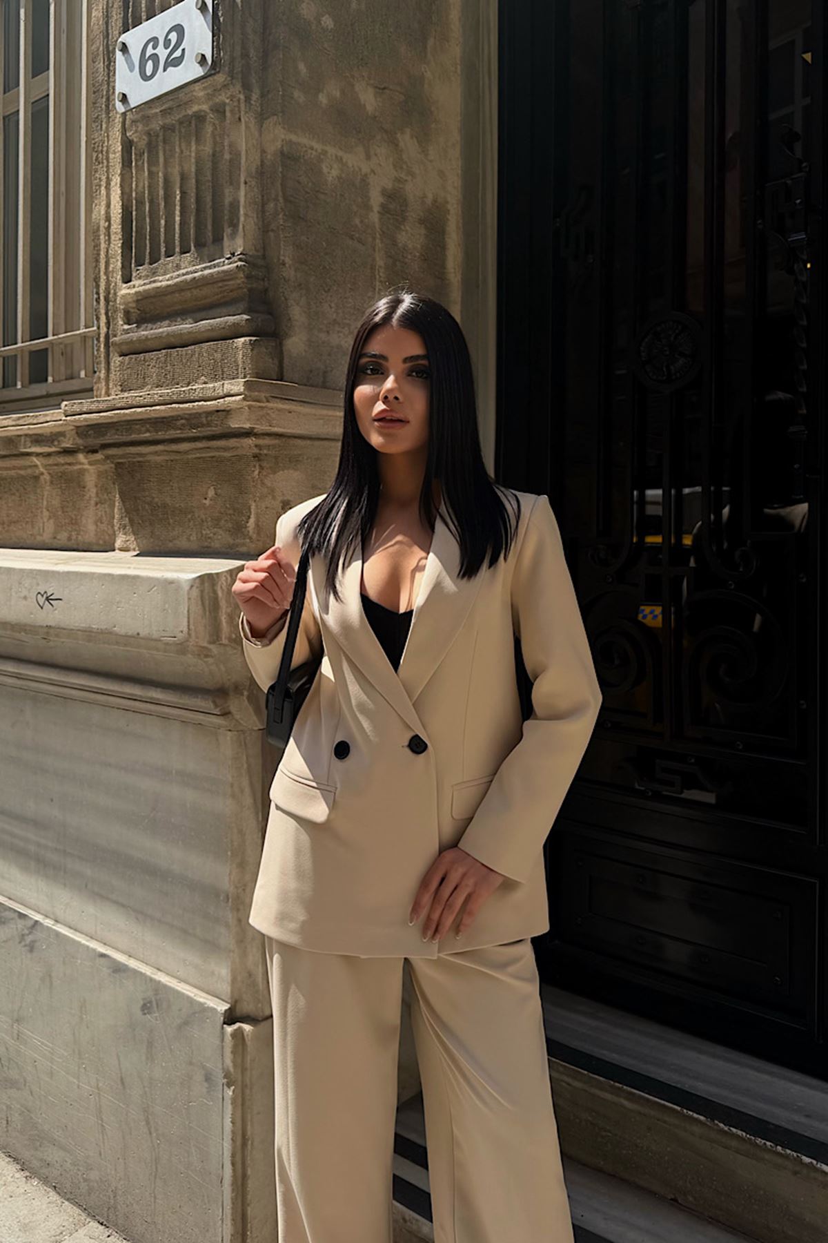 Oversize Ceketli Takım