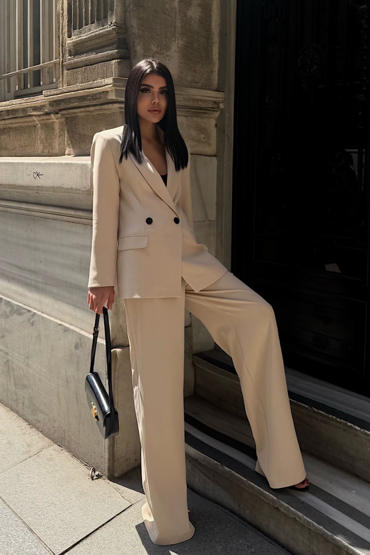 Oversize Ceketli Takım