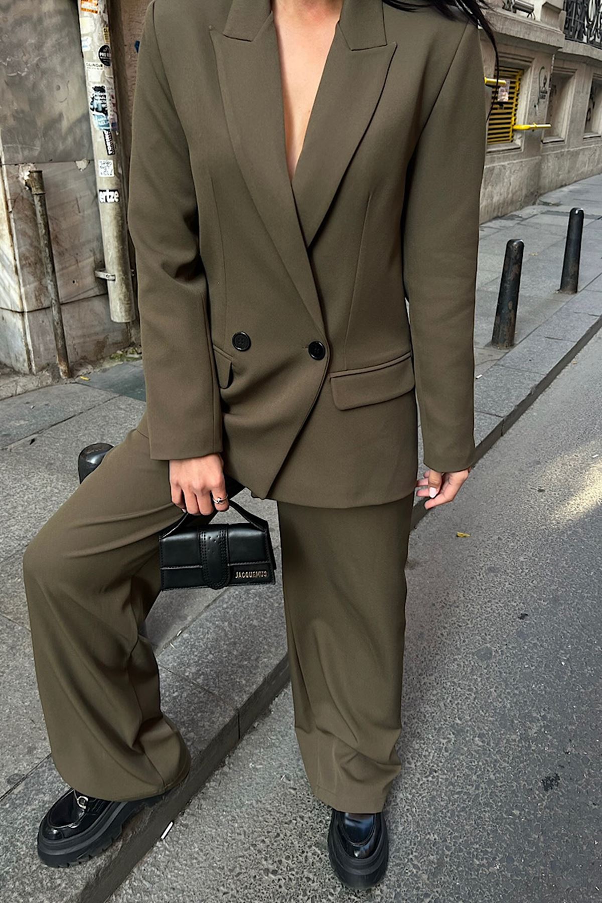 Oversize Ceketli Takım 