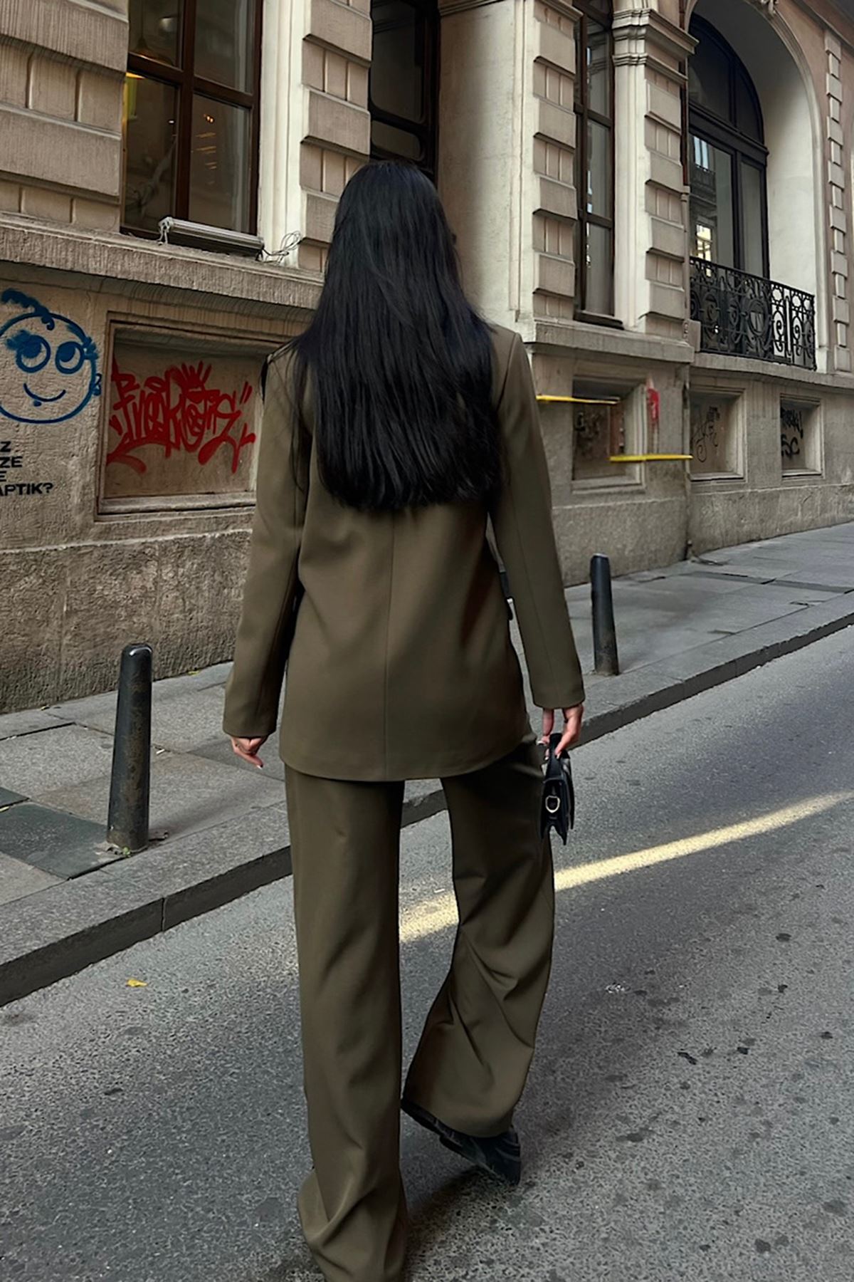 Oversize Ceketli Takım 