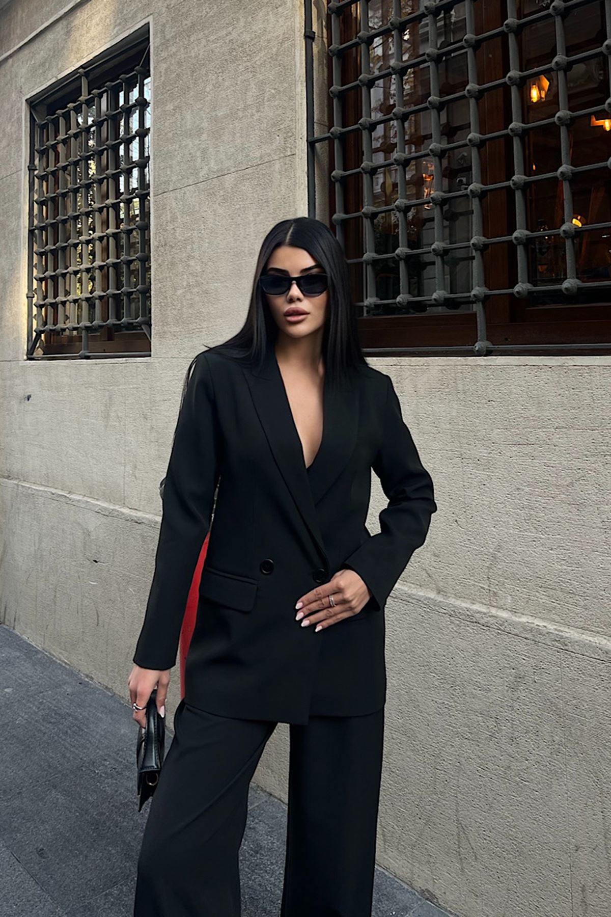 Oversize Ceketli Takım
