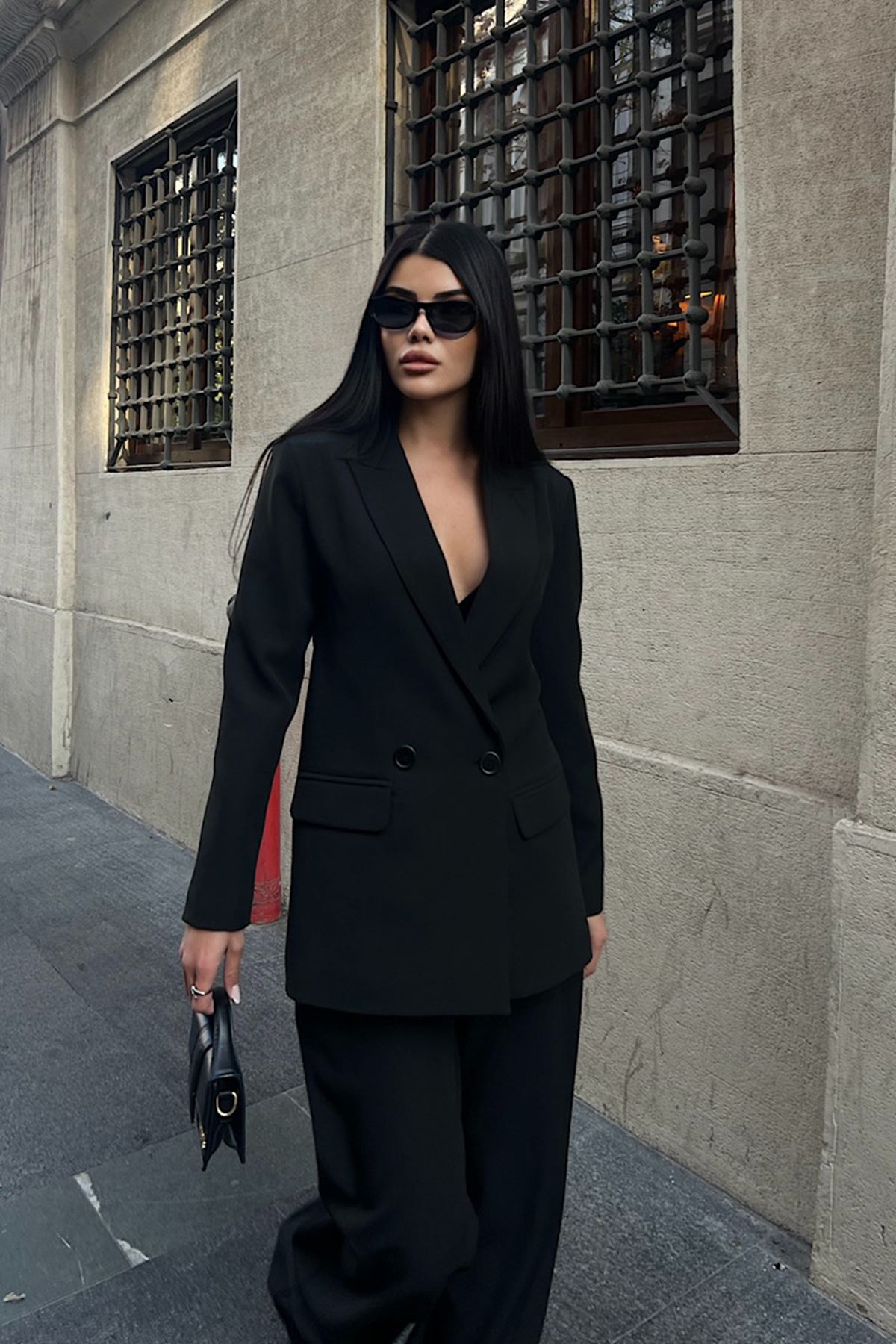 Oversize Ceketli Takım