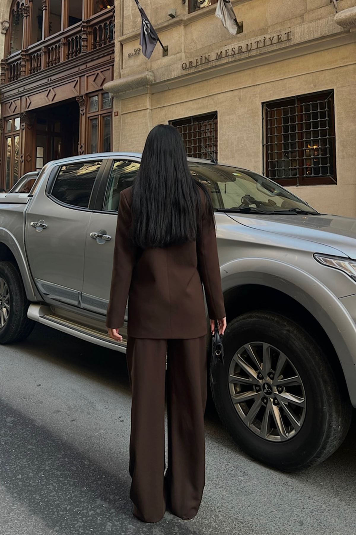 Oversize Ceketli Takım 