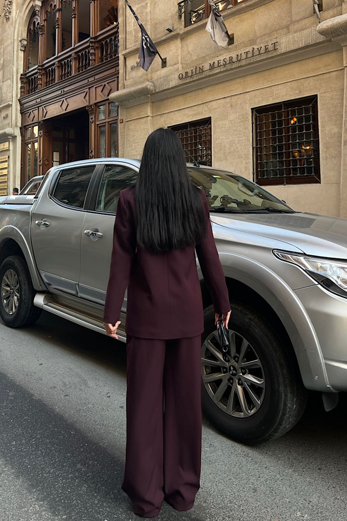 Oversize Ceketli Takım 