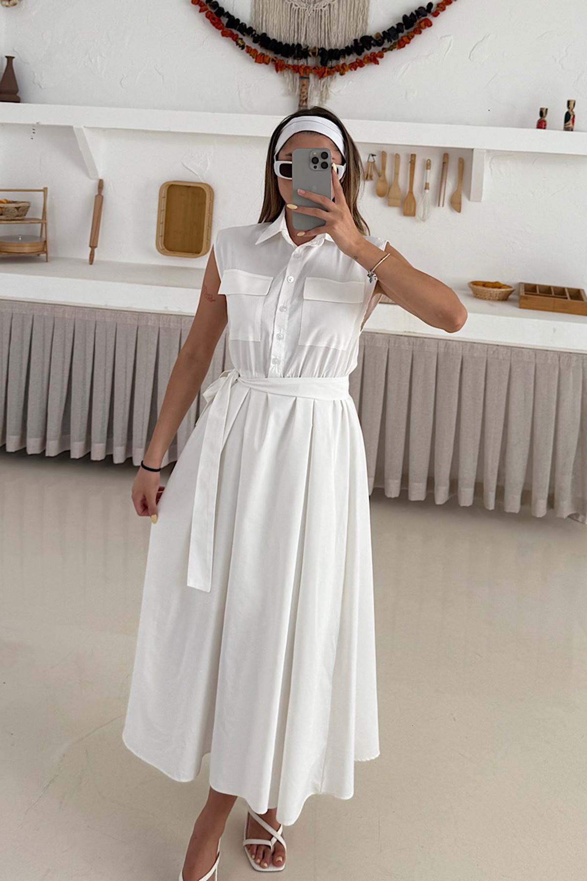 Basic Poplin Elbise