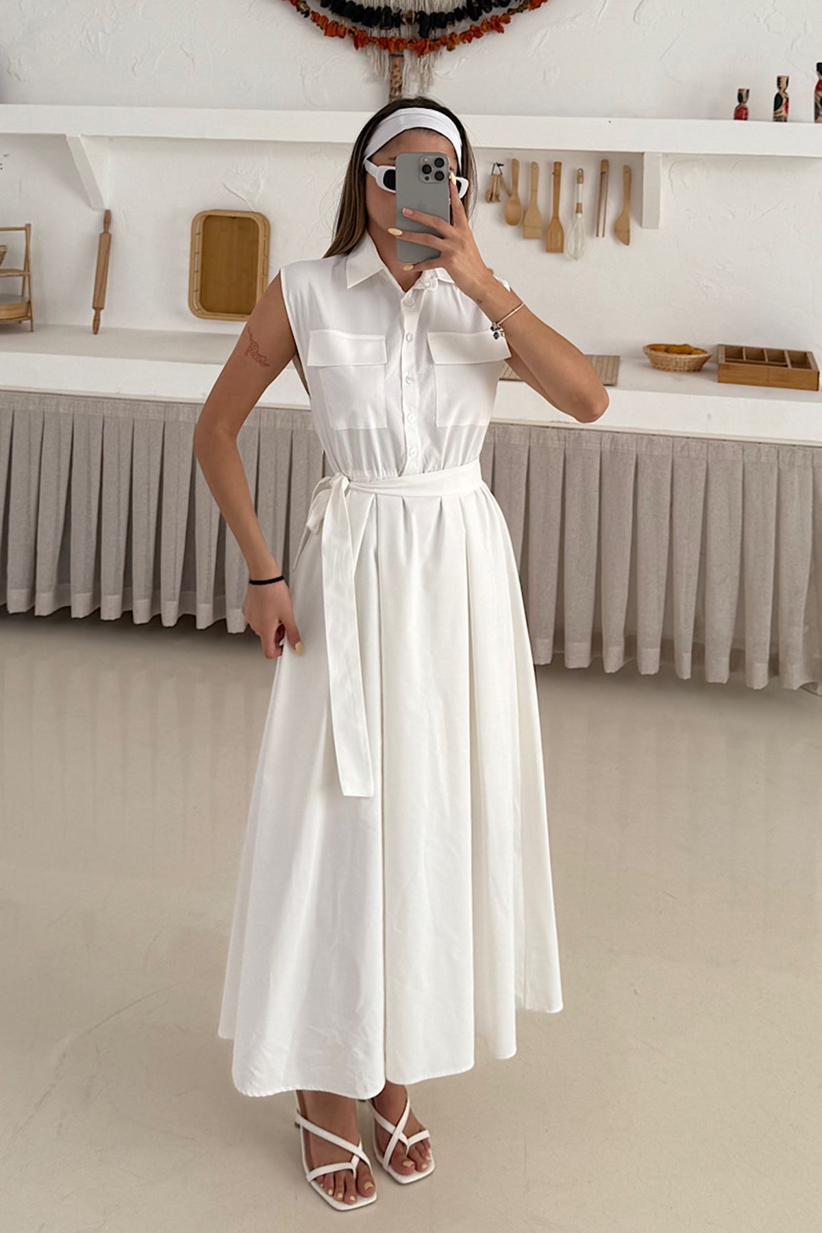 Basic Poplin Elbise