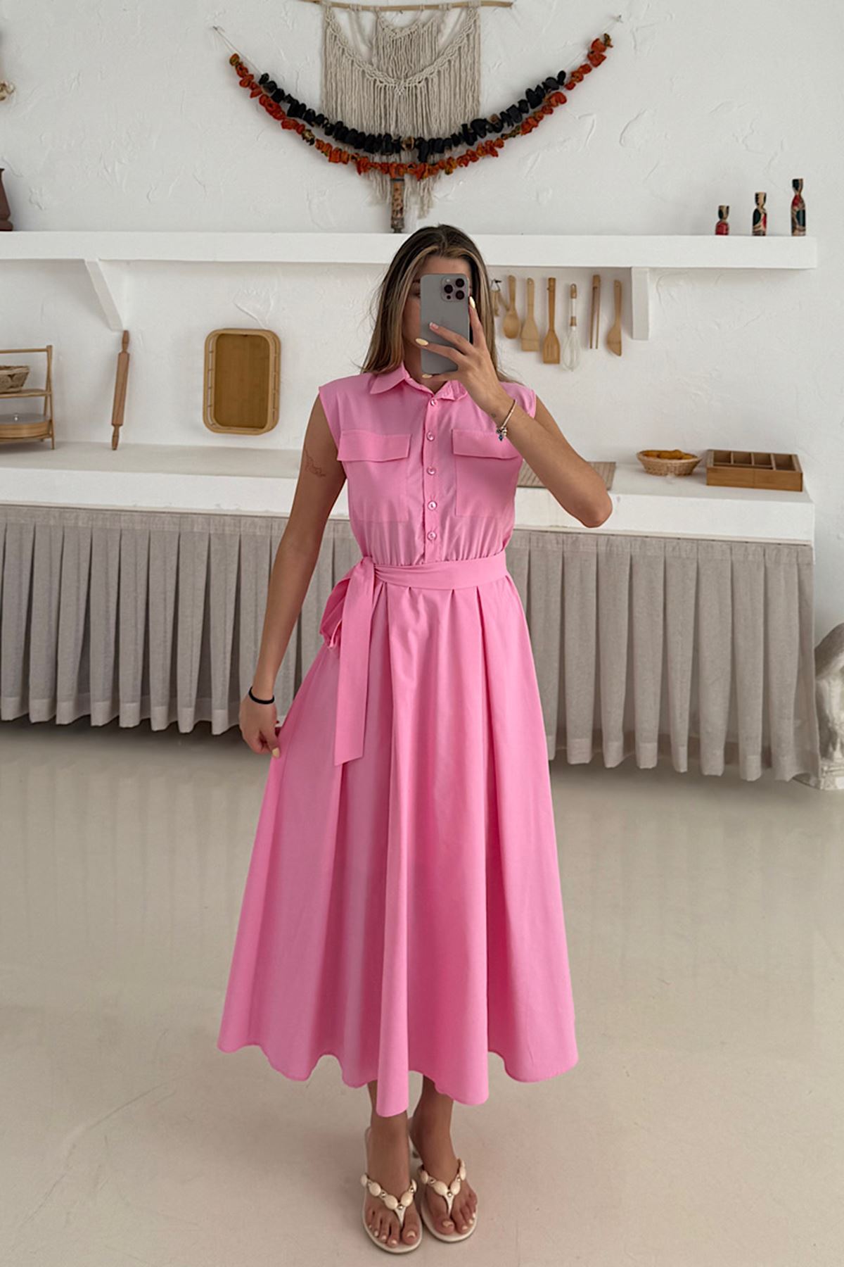 Basic Poplin Elbise 
