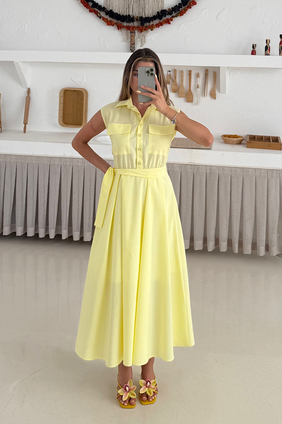 Basic Poplin Elbise 