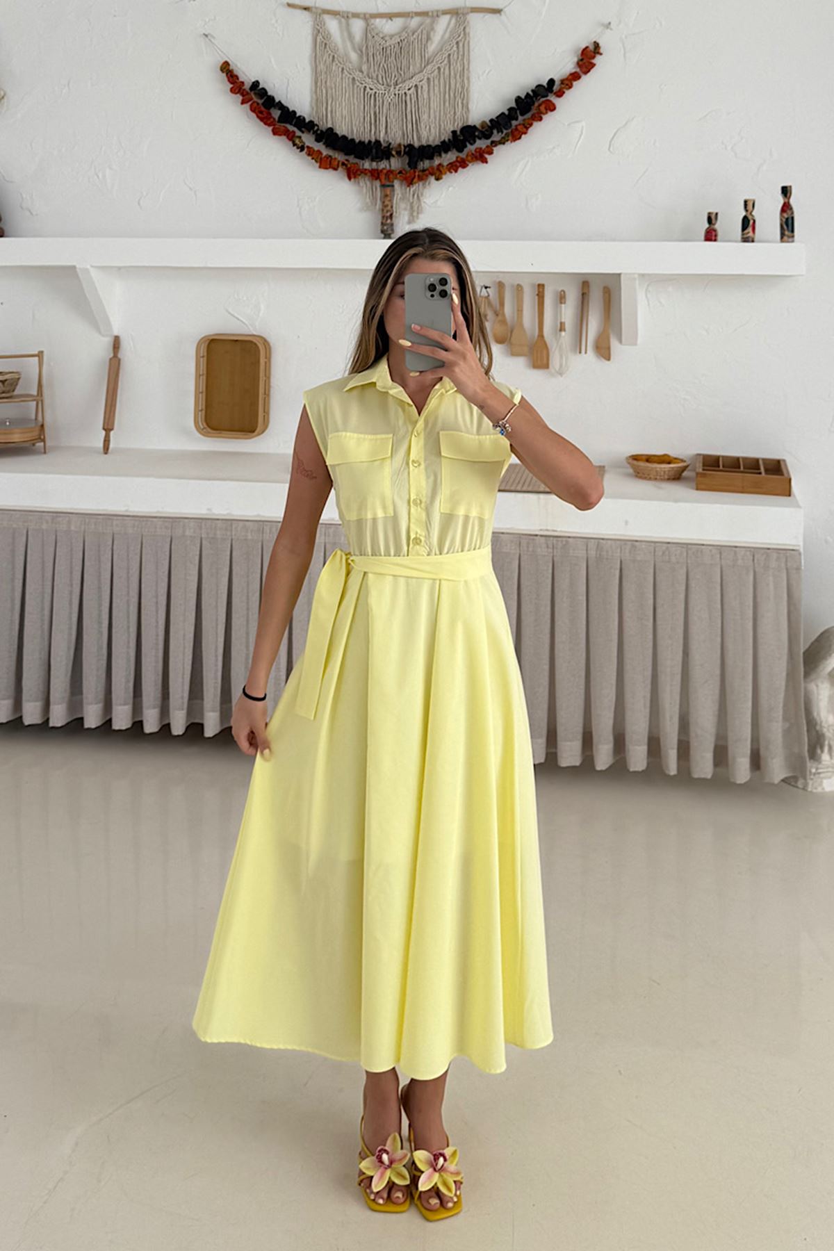 Basic Poplin Elbise 