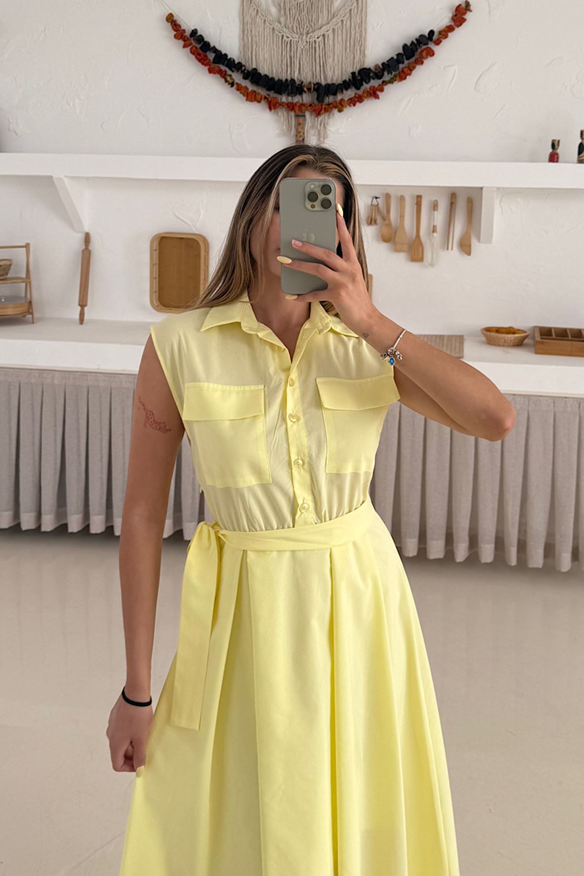 Basic Poplin Elbise 