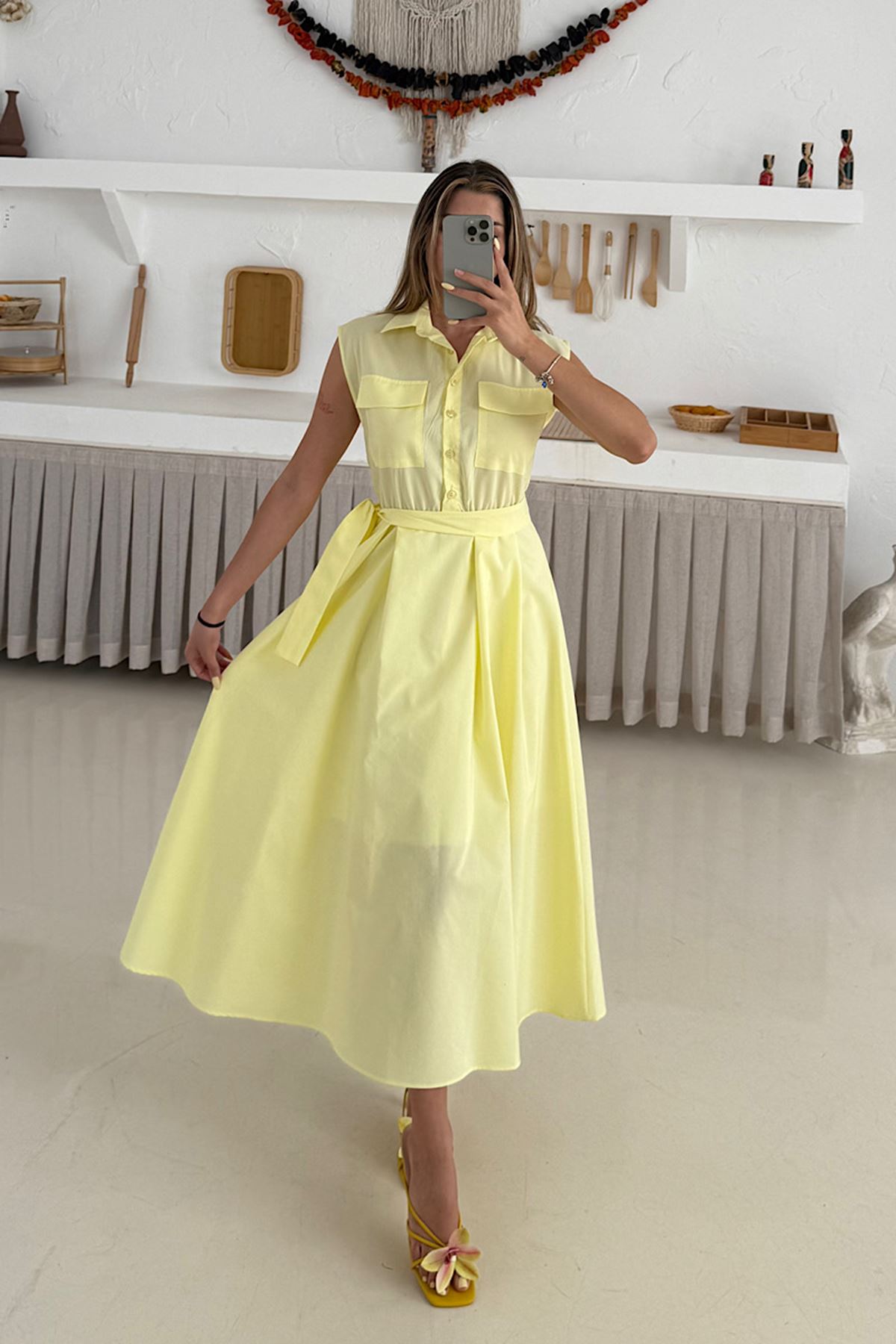 Basic Poplin Elbise 