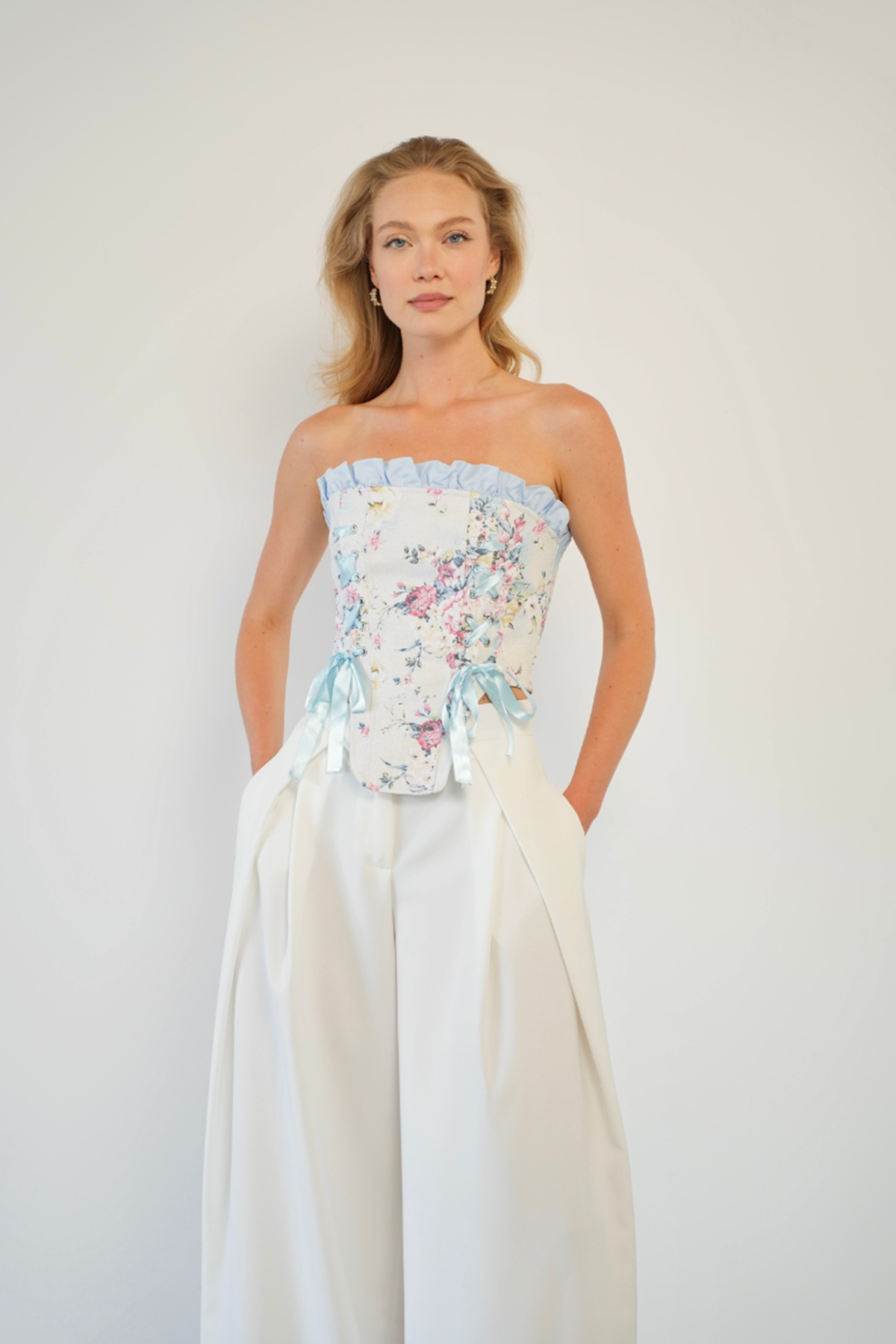 Bağlama Detaylı Crop Top