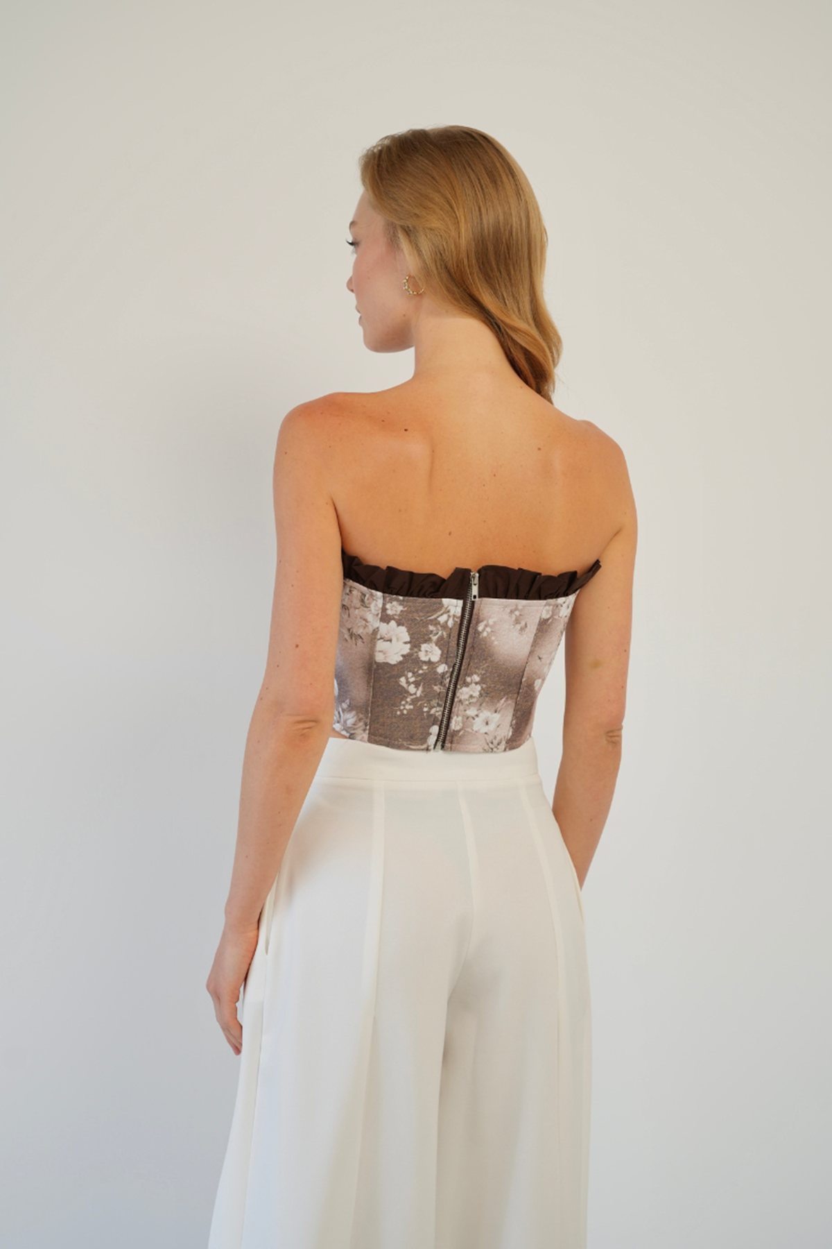 Bağlama Detaylı Crop Top