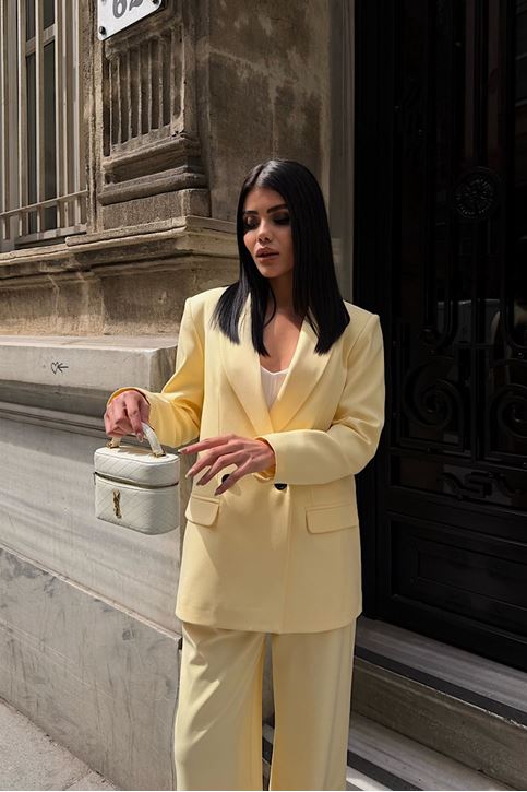 Oversize Ceketli Takım