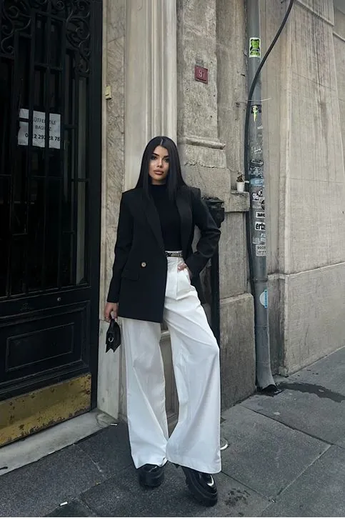 Oversize Blazer Ceket Siyah