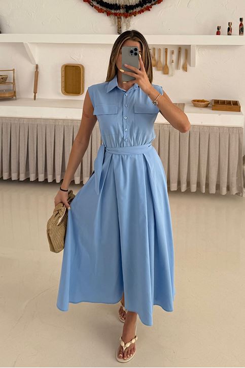 Basic Poplin Elbise 