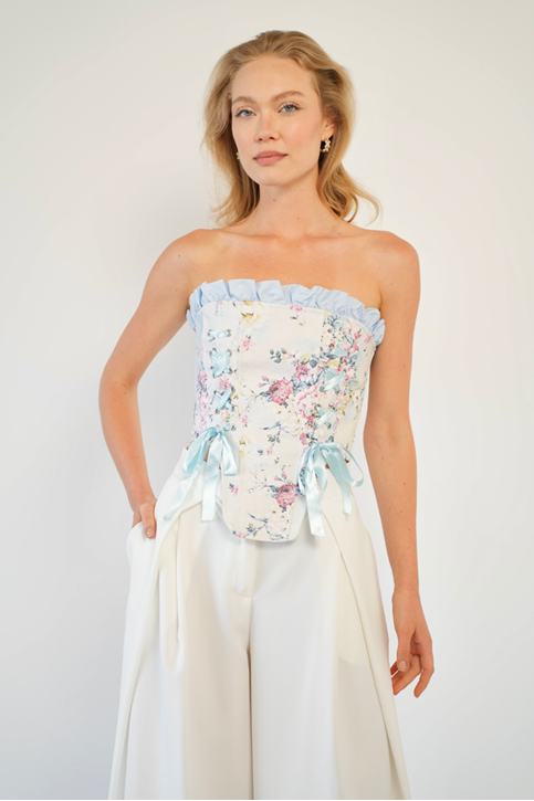 Bağlama Detaylı Crop Top