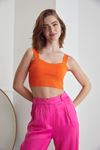 Triko Crop-Oranj